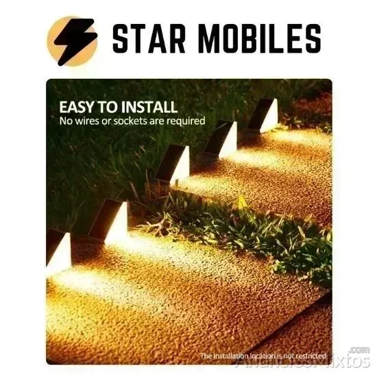 Lámpara LED EXTERIOR SOLAR CON SENSOR MOVIMIENTO - 7 € - Nuevo - Madrid