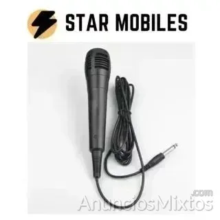 MICROFONO CON CABLE PARA AMPLIFICADOR ALTAVOZ - 5 € - Nuevo - Madrid