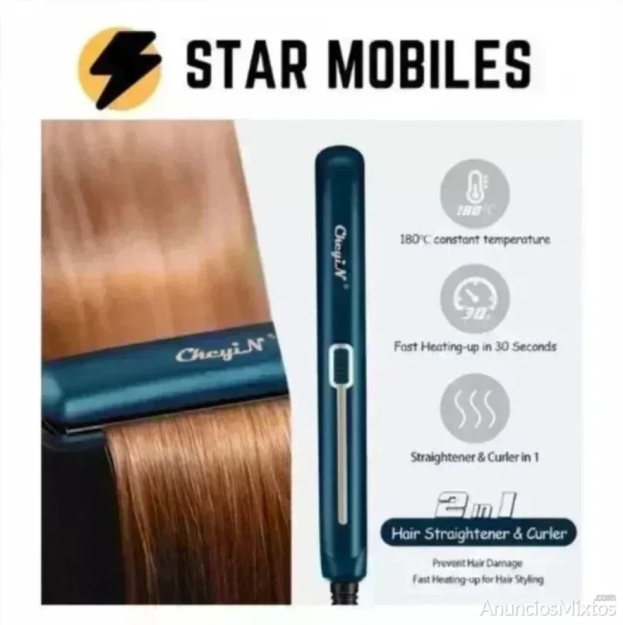 PLANCHA RIZADOR DE CABELLO 2 EN 1 PORTATIL - 7 € - Nuevo - Madrid PLANCHA RIZADOR DE CABELLO 2 EN 1 PORTATIL - 7 € - Nuevo - Madrid