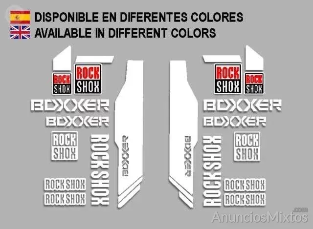 Pegatinas rock shox boxxer ref: f174 mtb - 9 € - Nuevo - Alicante
