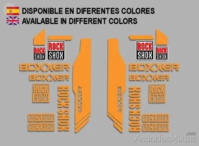 Pegatinas rock shox boxxer ref: f174 mtb - 9 € - Nuevo - Alicante