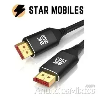 Cable DisplayPort 8K UHD 1 METRO CORDADO - 5 € - Nuevo - Madrid Cable DisplayPort 8K UHD 1 METRO CORDADO - 5 € - Nuevo - Madrid