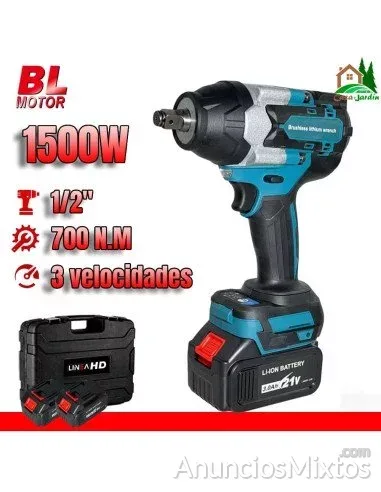 Pistola de Impacto a PistoBatería 21V de 1/2" - 80 € - Nuevo - Madrid