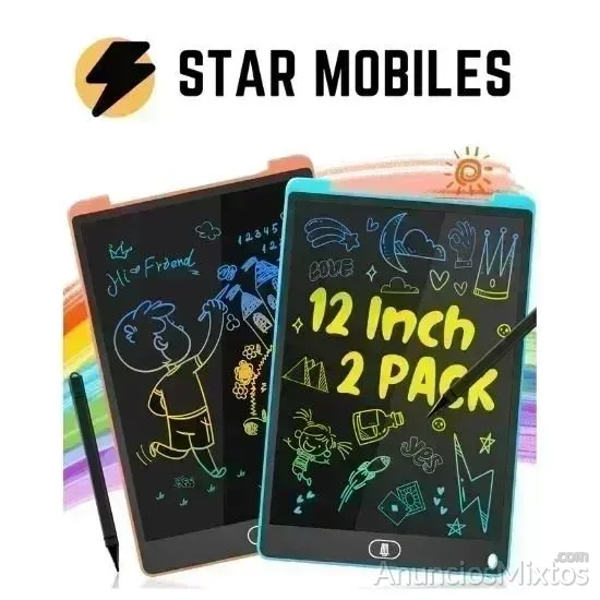 2 PIZARRAS TABLET LCD 12 PULGADAS INFANTIL DIBUJAR - 17 € - Nuevo - Madrid 2 PIZARRAS TABLET LCD 12 PULGADAS INFANTIL DIBUJAR - 17 € - Nuevo - Madrid