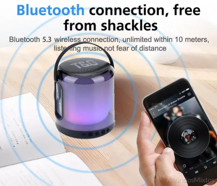ALTAVOZ BLUETOOTH TG376 RGB - 25 € - Nuevo - Madrid