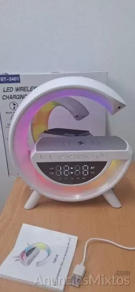 ???? LED Wireless Charging Speaker Multifunción ?? - 15 € - Nuevo - Madrid