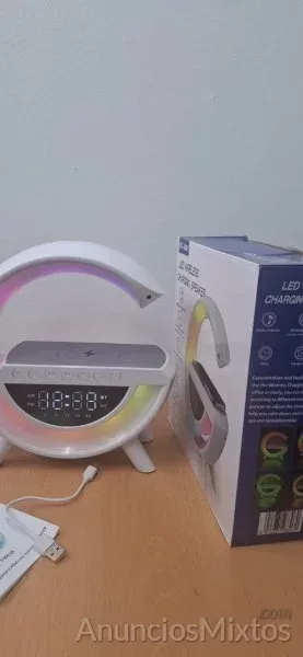 ???? LED Wireless Charging Speaker Multifunción ?? - 15 € - Nuevo - Madrid