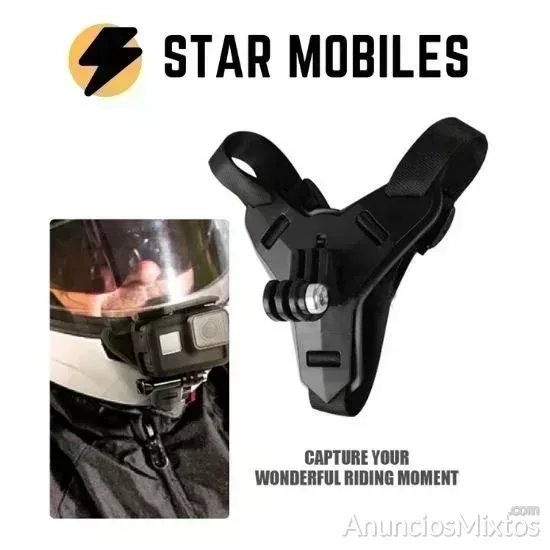Soporte barbilla para cámara Gopro casco moto - 6 € - Nuevo - Madrid Soporte barbilla para cámara Gopro casco moto - 6 € - Nuevo - Madrid