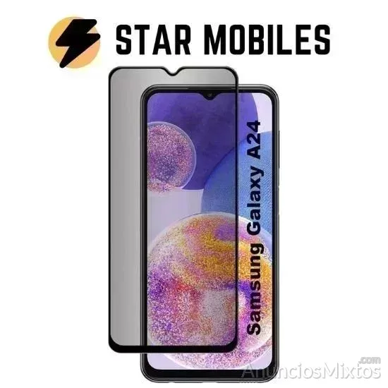 CRISTAL TEMPLADO SAMSUNG GALAXY A24 ANTI ESPIAS - 4 € - Nuevo - Madrid CRISTAL TEMPLADO SAMSUNG GALAXY A24 ANTI ESPIAS - 4 € - Nuevo - Madrid