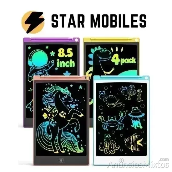 4 PIZARRAS TABLET LCD INFANTIL DIBUJAR ESCRIBIR - 19 € - Nuevo - Madrid 4 PIZARRAS TABLET LCD INFANTIL DIBUJAR ESCRIBIR - 19 € - Nuevo - Madrid