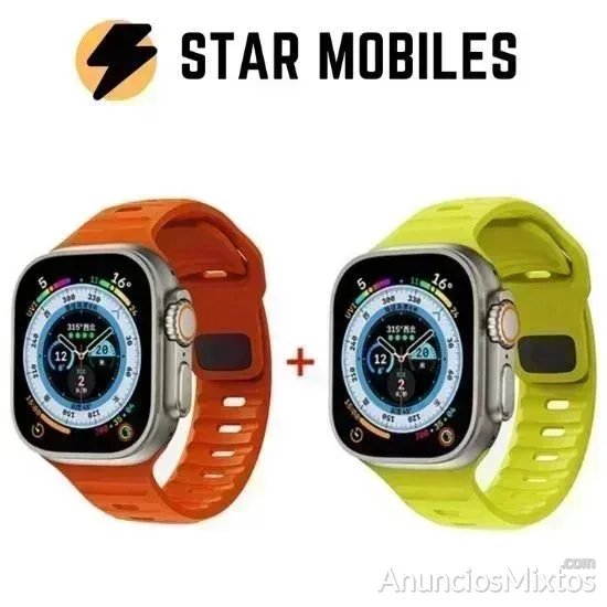 2 CORREAS PARA APPLE WATCH DE SILICONA DEPORTIVA - 7 € - Nuevo - Madrid 2 CORREAS PARA APPLE WATCH DE SILICONA DEPORTIVA - 7 € - Nuevo - Madrid