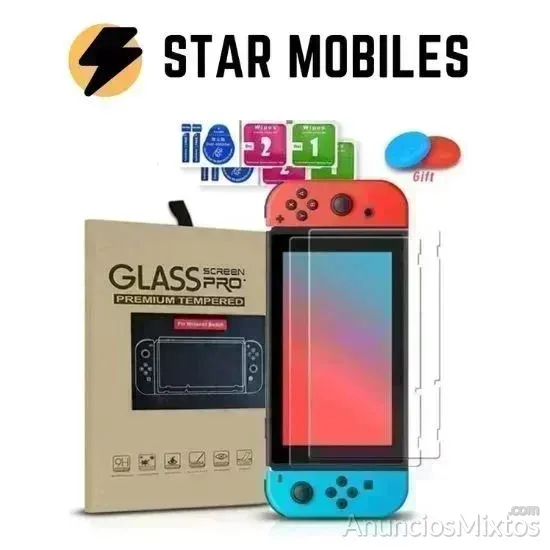 2 PROTECTOR CRISTAL TEMPLADO NINTENDO SWITCH - 5 € - Nuevo - Madrid