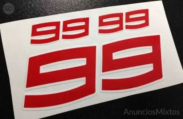 Pegatinas 99 lorenzo moto gp eco32 - 5 € - Nuevo - Alicante