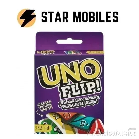 JUEGO DE CARTAS UNO FLIP MULTIJUGADOR MULTICOLOR - 7 € - Nuevo - Madrid