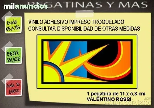 Pegatinas valentino rossi ref: fdp320 - 4 € - Nuevo - Alicante Pegatinas valentino rossi ref: fdp320 - 4 € - Nuevo - Alicante