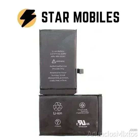 BATERIA IPHONE X 2716 MAH - 5 € - Nuevo - Madrid BATERIA IPHONE X 2716 MAH - 5 € - Nuevo - Madrid