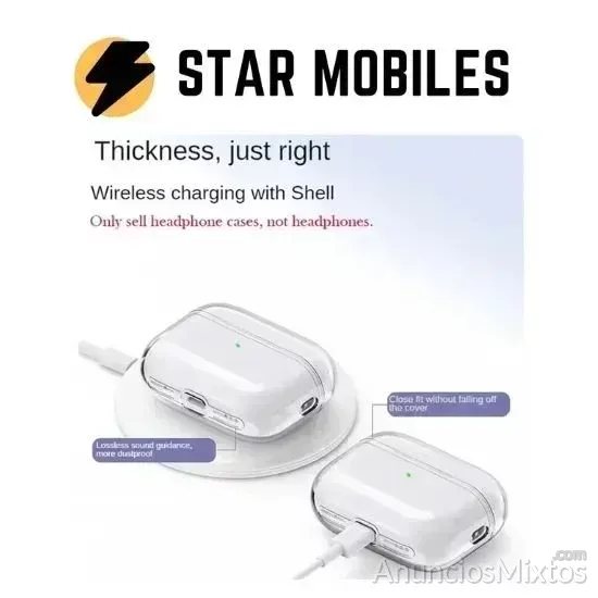 Funda AIRPODS 3RD GEN transparente PVC - 5 € - Nuevo - Madrid