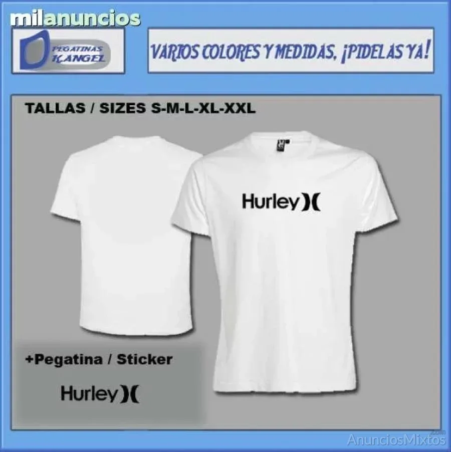 Camisetas hurley ref: c67 - 15 € - Nuevo - Alicante
