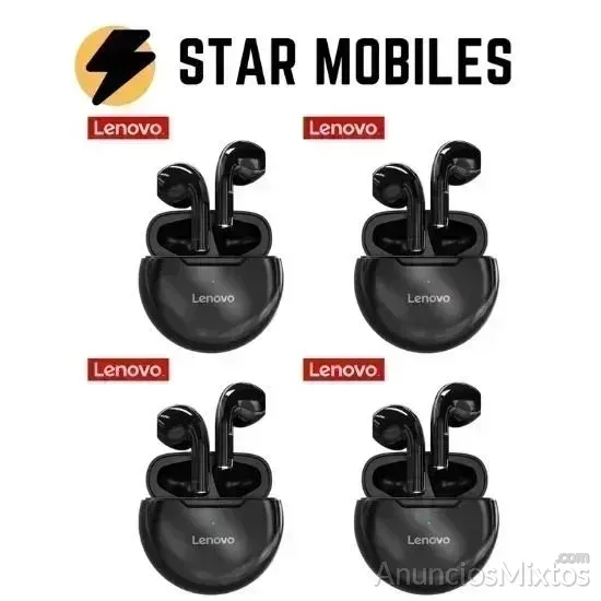 LOTE DE 4 AURICULARES BLUETOOTH LENOVO HT38 - 32 € - Nuevo - Madrid