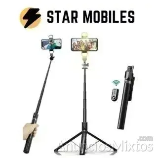 PALO SELFIE TRIPODE CON LED Y MANDO BLUETOOTH - 10 € - Nuevo - Madrid