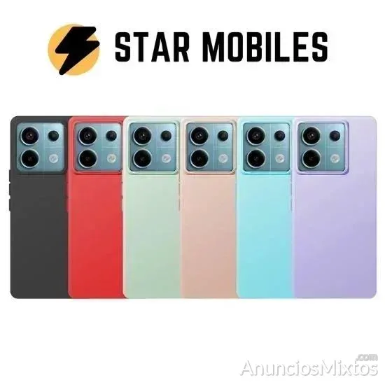 FUNDA XIAOMI REDMI NOTE 13 5G SILICONA COLORES - 5 € - Nuevo - Madrid