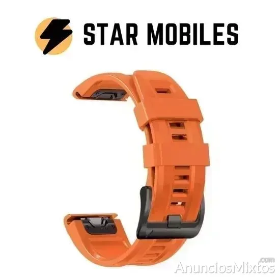 CORREA SILICONA RELOJ GARMIN 26MM 7X, 6X, 6, XPro - 5 € - Nuevo - Madrid