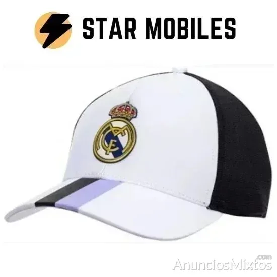 GORRA REAL MADRID BLANCA VIOLETA PRODUCTO OFICIAL - 18 € - Nuevo - Madrid