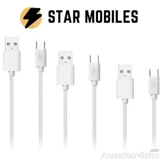 SET LOTE PACK 3 CABLES PARA ANDROID USB TIPO C - 7 € - Nuevo - Madrid SET LOTE PACK 3 CABLES PARA ANDROID USB TIPO C - 7 € - Nuevo - Madrid
