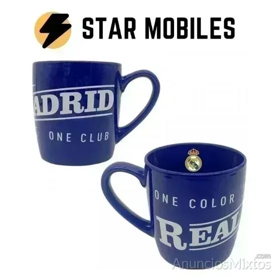 TAZA PORCELANA REAL MADRID PRODUCTO OFICIAL - 8 € - Nuevo - Madrid