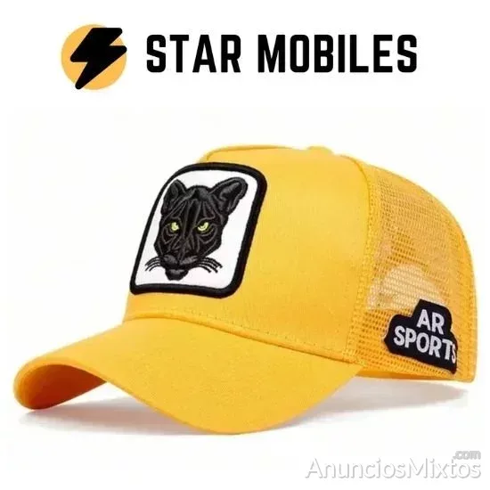 GORRA AMARILLA MODA ANIMAL DE REJILLA MALLA - 5 € - Nuevo - Madrid