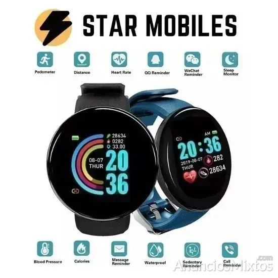 Smartwatch reloj inteligente d18 - 5 € - Nuevo - Madrid