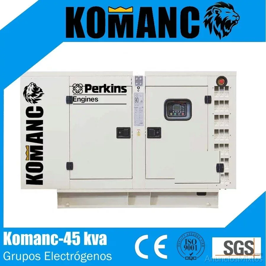Grupo electrógeno 45 Kva motor Perkins y alternado - 10.550 € - Nuevo - Sevilla