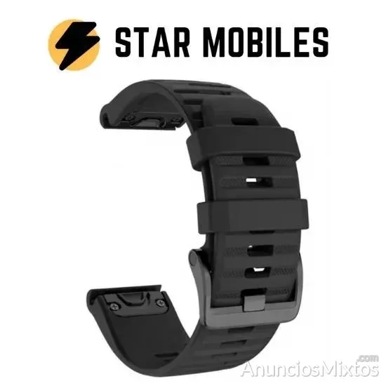 CORREA SILICONA RELOJ GARMIN 26MM 7X, 6X, 6, XPro - 5 € - Nuevo - Madrid