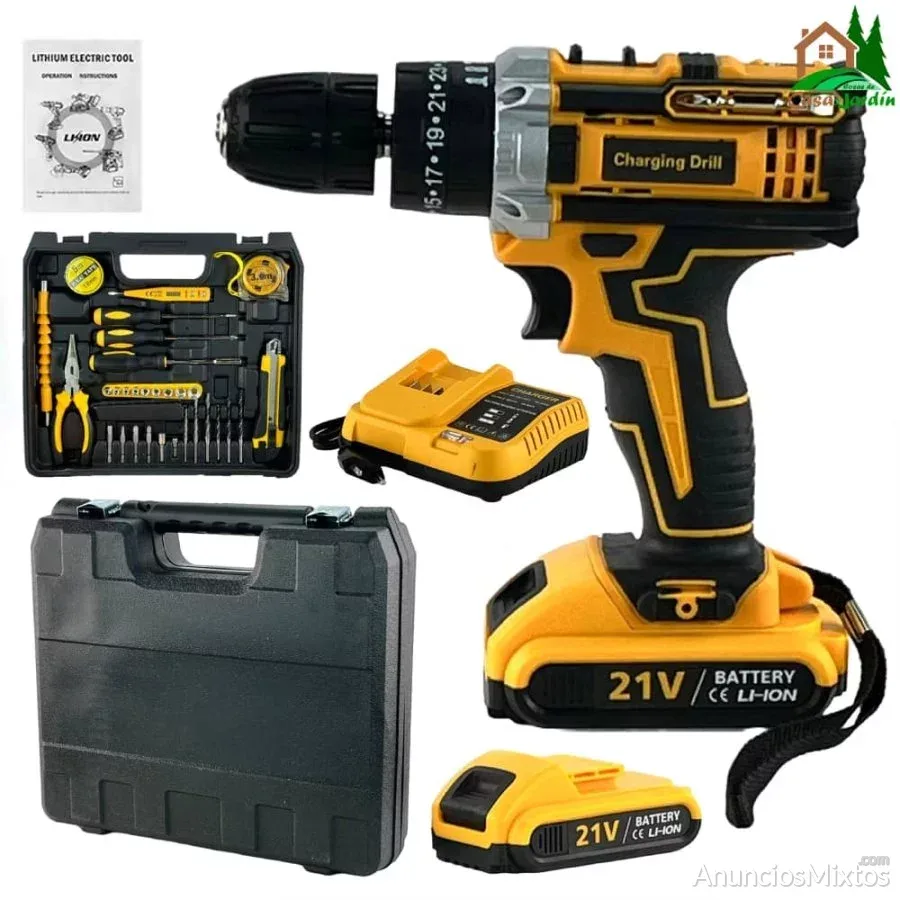 taladro electrico 21v + 2 baterias - 45 € - Nuevo - Madrid