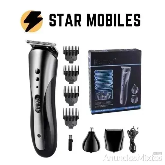CORTADORA DE PELO BARBA ELECTRICA KEMEI KM-1407 - 12 € - Nuevo - Madrid