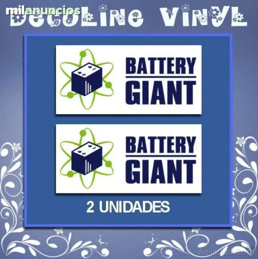 Pegatinas battery giant ref: dp438 - 3 € - Nuevo - Alicante