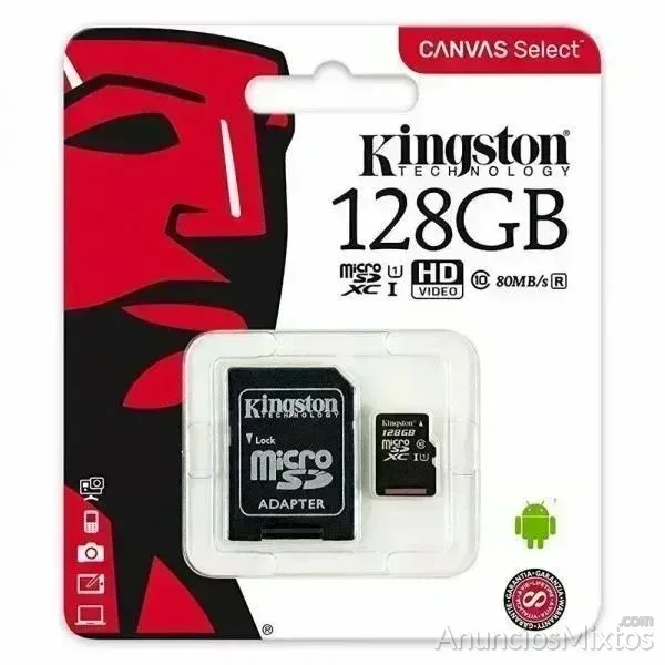 TARJETA MICRO SD 128GB KINGSTON - 12 € - Nuevo - Madrid TARJETA MICRO SD 128GB KINGSTON - 12 € - Nuevo - Madrid