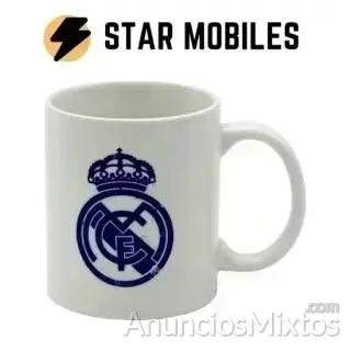 TAZA PORCELANA REAL MADRID CF PRODUCTO OFICIAL - 8 € - Nuevo - Madrid
