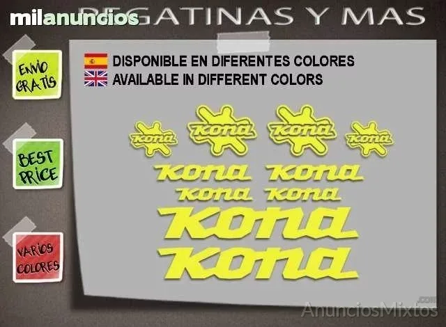 Pegatinas kona ref: f131 - 8 € - Nuevo - Alicante