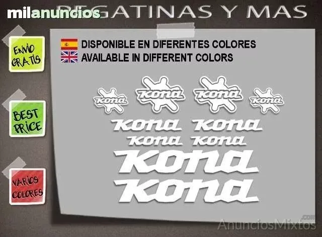 Pegatinas kona ref: f131 - 8 € - Nuevo - Alicante