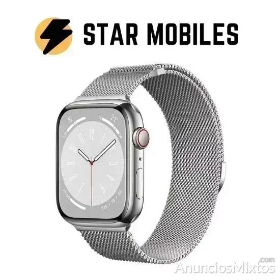 CORREA MILANESA PARA APPLE WATCH PLATEADA - 6 € - Nuevo - Madrid
