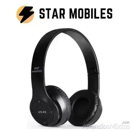 AURICULARES BLUETOOTH INALAMBRICOS DIADEMA P47 - 6 € - Nuevo - Madrid AURICULARES BLUETOOTH INALAMBRICOS DIADEMA P47 - 6 € - Nuevo - Madrid
