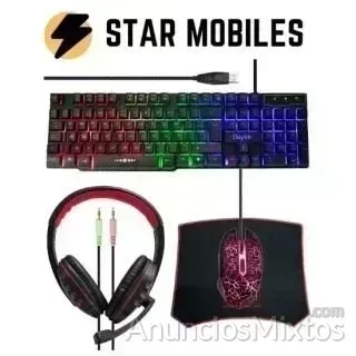 4 en 1 set Teclado Ratón Auriculares Alfombrilla - 29 € - Nuevo - Madrid 4 en 1 set Teclado Ratón Auriculares Alfombrilla - 29 € - Nuevo - Madrid