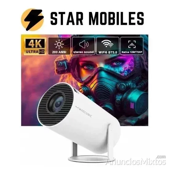 Proyector HY300 4K HD Android 11 Dual WiFi 6,0 - 69 € - Nuevo - Madrid
