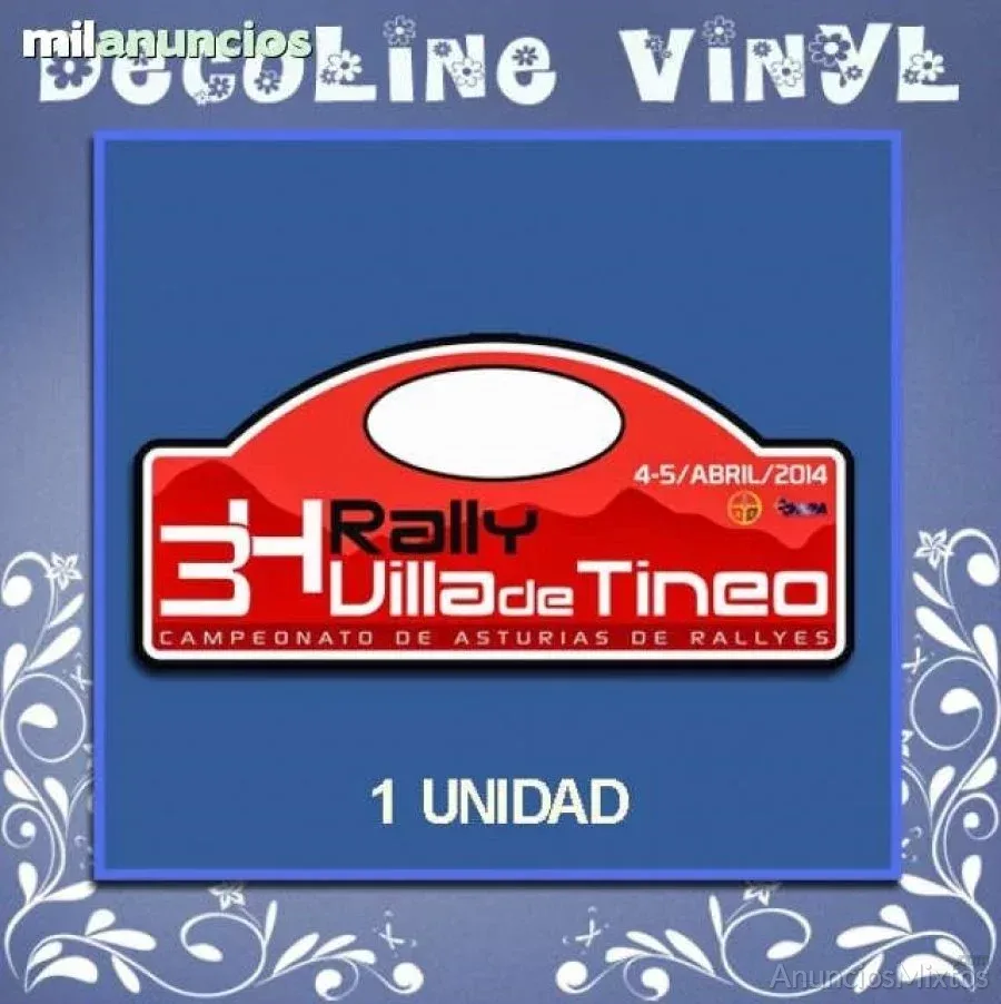 Pegatina 24 rally v tineo 2014 ref: dp489 - 4 € - Nuevo - Alicante Pegatina 24 rally v tineo 2014 ref: dp489 - 4 € - Nuevo - Alicante
