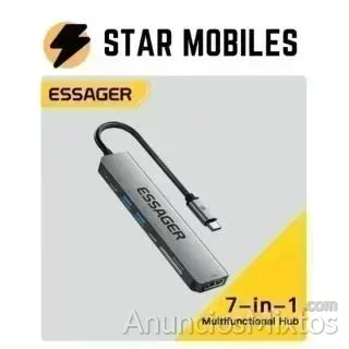 HUB ADAPTADOR 7 EN 1 USB C A USB 3.0, HDMI, MICRO - 12 € - Nuevo - Madrid
