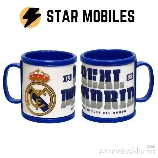 TAZA RUBBER 3D REAL MADRID CF PRODUCTO OFICIAL - 8 € - Nuevo - Madrid