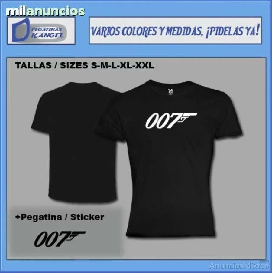 Camiseta 007 ref: c35 - 15 € - Nuevo - Alicante