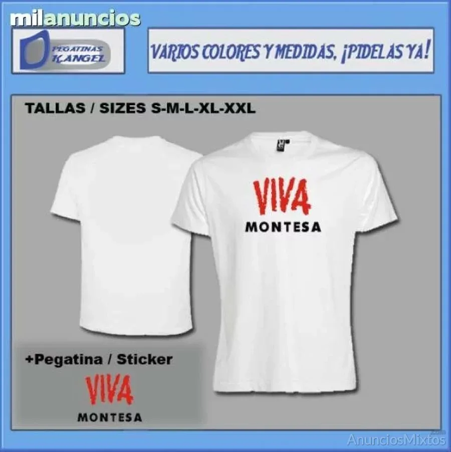 Camiseta viva monresa ref: c90 - 15 € - Nuevo - Alicante