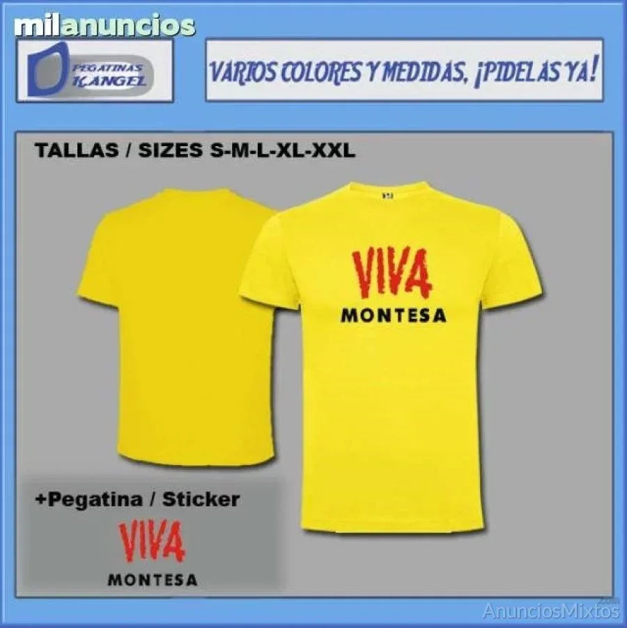 Camiseta viva monresa ref: c90 - 15 € - Nuevo - Alicante